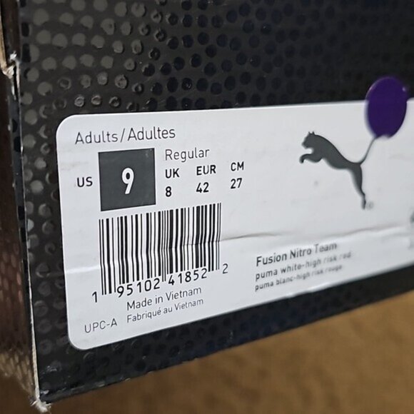 Puma Fusion Nitro Team Athletic Basketball Shoes Size 9 New - Picture 9 of 11